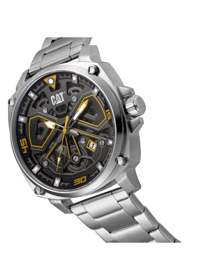 CATERPILLAR Cat AJ.141.11.127 Tokyo Black Yellow SS Watch - Image 2